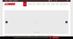 Desktop Screenshot of lobbe.de